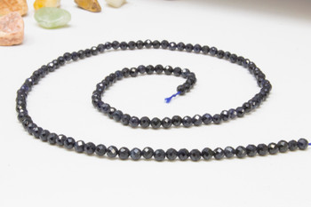 Blue Sapphire Polished 3mm Faceted Round