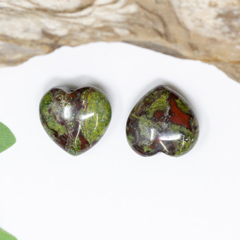 Dragons Blood Jasper 20mm Heart