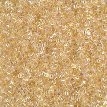 Delicas Size 11 Miyuki Seed Beads -- 1252 Transparent Crystal Ivory Luster