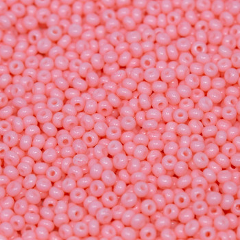 Size 11 Czech Seed Beads -- 1205 Pink Coral