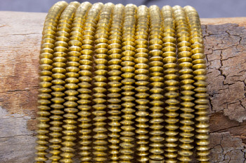 Metal Spacers - Gold Spacer Beads - Gold Spacers - Metal Beads - Spacer  Beads - 100pcs - 6x2mm - (1729)