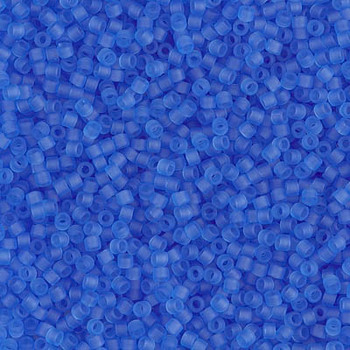 Delicas Size 11 Miyuki Seed Beads -- 1270 Transparent Azure Matte