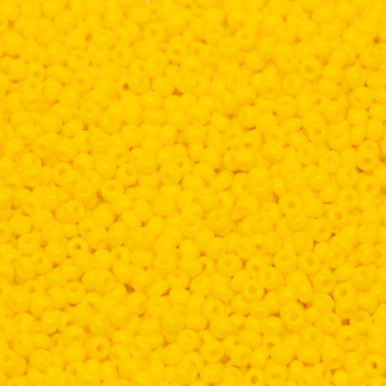 Size 11 Czech Seed Beads -- 132 Dark Yellow