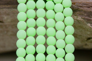 Czech Glass 4mm Round -- Bondeli Lime