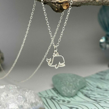 Wally the Whale - Sterling Silver