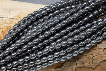 Hematite Polished 5x4mm Bicone