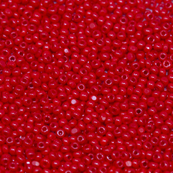 Size 13 Charlotte Seed Beads -- 106  Chinese Red