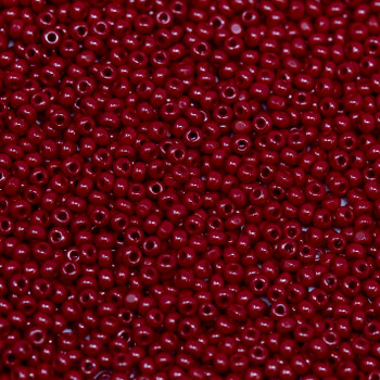 Size 13 Charlotte Seed Beads -- 98 Maroon
