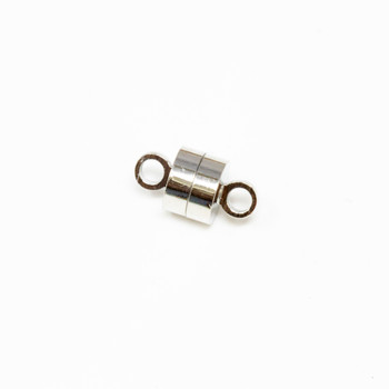 Platinum Plated 11x6mm Magnetic Clasp