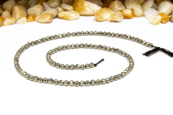 Pyrite 3mm Faceted Round