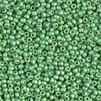 Size 11 Miyuki Seed Beads -- 4214F Duracoat Galvanized Dark Mint Green Matte