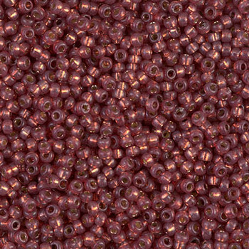 Size 11 Miyuki Seed Beads -- 4245 Duracoat Copper / Silver Lined