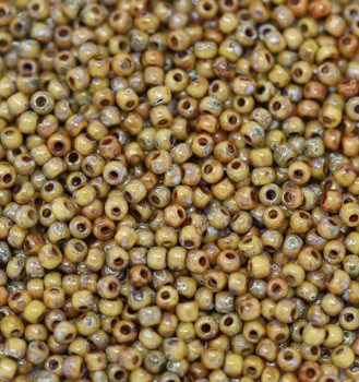 Size 11 Miyuki Seed Beads -- 4517 Picasso Brown