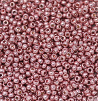 Size 11 Miyuki Seed Beads -- D4209 Duracoat Galvanized Light Pink