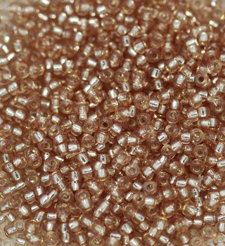 Size 11 Miyuki Seed Beads -- D4271 Duracoat Galvanized Light Colorado Topaz / Silver Lined