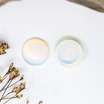 Opalite Polished 12mm Coin Cabochon