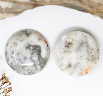 Crazy Lace Agate Polished 30mm Coin Cabochon