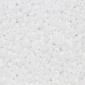 Size 11 Czech Seed Beads --103 White