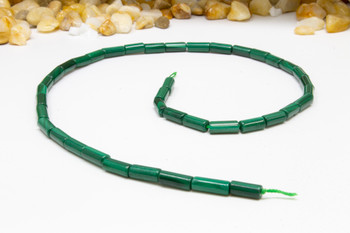 Malachite A Grade Polished 4x10mm Tube