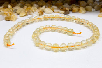 Citrine Polished 8mm Round