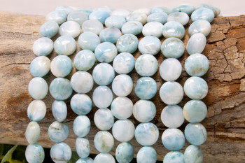 Larimar A Grade Polished 10mm Round - Bead World