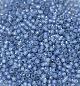 Size 11 Toho Seed Beads -- 588A Montana Opal / Gilt Lined