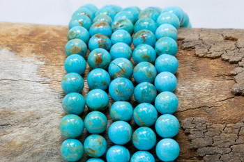 Kingman Turquoise Polished 6mm Round