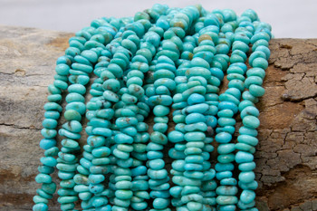 Campitos Turquoise Stabilized Polished 5mm Nugget Chips - Mexico