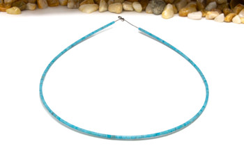 Sleeping Beauty Turquoise Polished 2-2.5mm Heishi