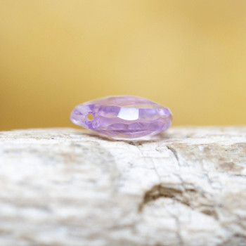 Light Amethyst Polished 7mm Faceted Briolette