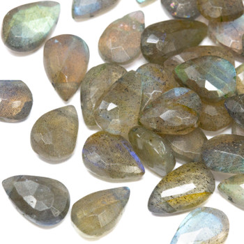 Labradorite Polished 10x7mm Faceted Pear