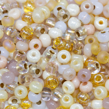 Size 6 Czech Seed Beads -- 1267 Sahara Sands