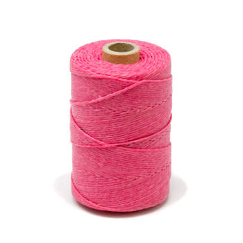 Irish Waxed Linen - Fuchsia - Sold by the Foot