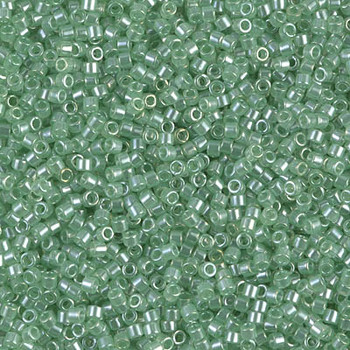 Delicas Size 11 Miyuki Seed Beads -- 1483 Transparent Mint Luster