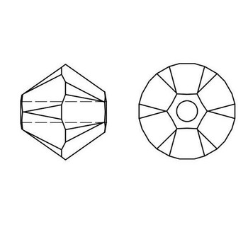 Swarovski Crystal Light Azore 5328 6mm Bicones