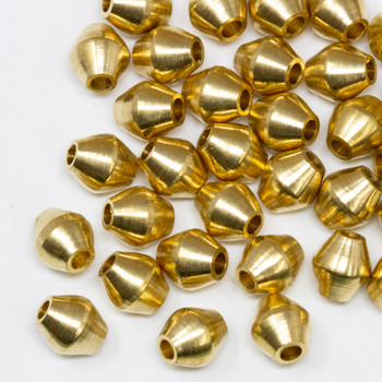 Gold Plated Stainless Steel 7mm Bicone Bead