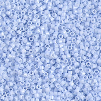 Delicas Size 11 Miyuki Seed Beads -- 1497 Opaque Light Sky Blue