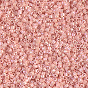 Delicas Size 11 Miyuki Seed Beads -- 1503 Opaque Light Salmon AB