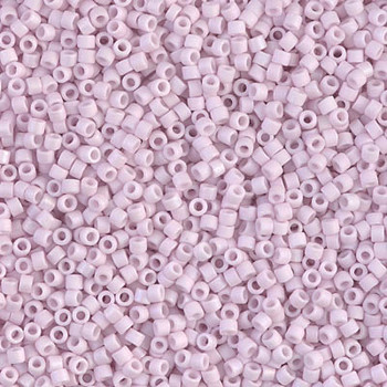 Delicas Size 11 Miyuki Seed Beads -- 1524 Opaque Pale Rose AB Matte