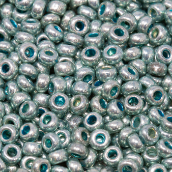 Size 8 Czech Seed Beads -- 1180 Blue Metallic