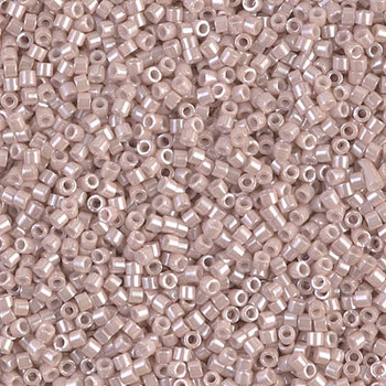 Delicas Size 11 Miyuki Seed Beads -- 1535 Opaque Pink Champagne Ceylon