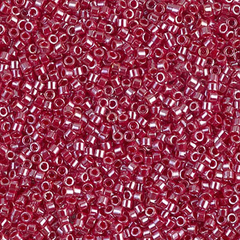 Delicas Size 11 Miyuki Seed Beads -- 1564 Opaque Cadillac Red Luster