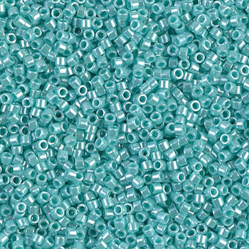 Delicas Size 11 Miyuki Seed Beads -- 1567 Opaque Sea Opal Luster