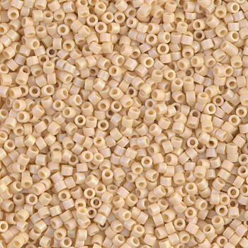 Delicas Size 11 Miyuki Seed Beads -- 1591 Opaque Pear AB Matte