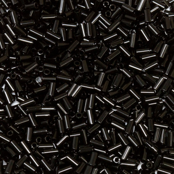 Miyuki 3mm Bugle Beads -- 401 Black