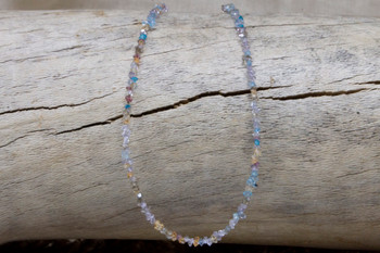 Herkimer Diamond Polished Color Treated Champagne Multi Color 2x3mm Diamond
