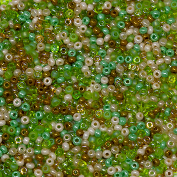 Size 11 Czech Seed Beads -- 1189 Earth Glimmers