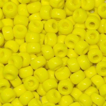 Size 6 Miyuki Seed Beads -- 404 Opaque Yellow