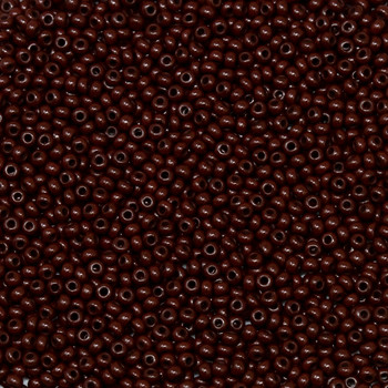 Size 11 Czech Seed Beads -- 197 Dark Brown