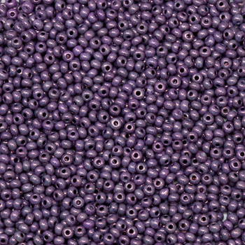 Size 11 Czech Seed Beads -- 1018 Purple Glow